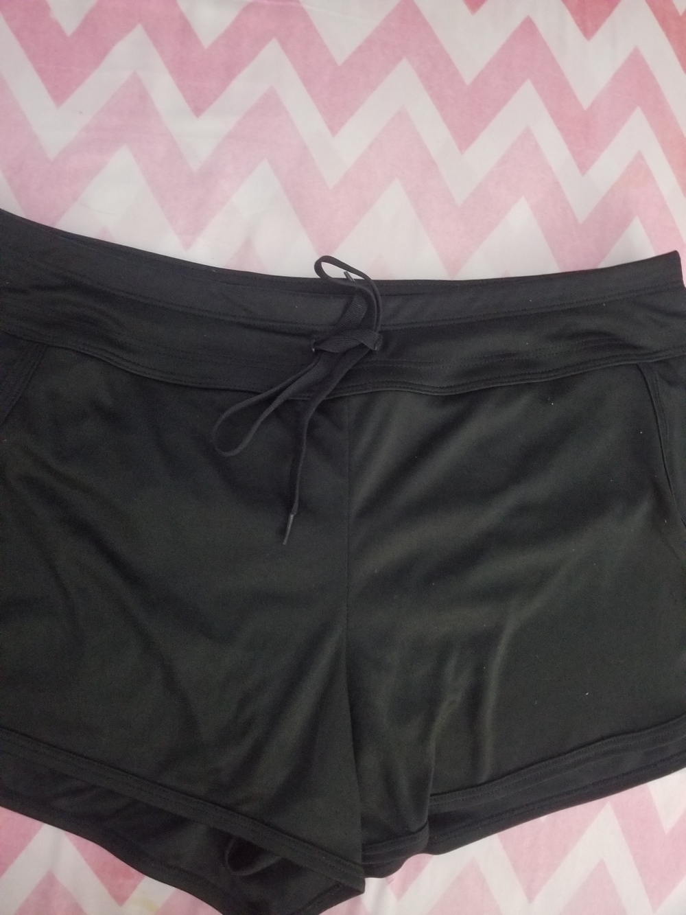 RBX Black Athletic Drawstring Shorts
